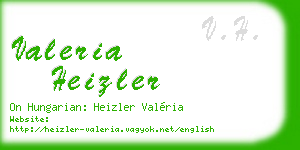 valeria heizler business card